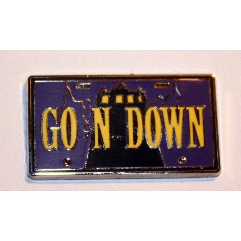 WDW - Attraction Vehicle License Plate Frame - GO N DOW